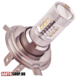   Светодиодная автолампа H4 12 LED SMD2323 + линза 2 CREE (2шт.)